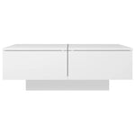 Coffee Table White 90x60x31 cm Engineered Wood 804175