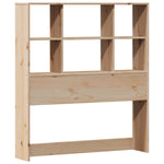 Bookcase Bed without Mattress 90x200cm Solid Wood Pine 3322465