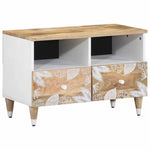 ZNTS TV Cabinet 70x33.5x46 cm Solid Wood Mango 4018665