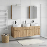 Bathroom Cabinet Set 5 pcs Artisan Oak Engineered Wood 3406598