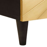TV Cabinet Black and Gold 105 x 33 x 46 cm Engineered wood 4017842