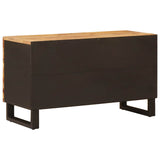 TV Cabinet with Shelf Brown 80 x 33 x 46 cm Solid Mango Wood 4018311
