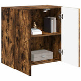 TV Wall Cabinet Smoked Oak 59.5 x 31 x 60 cm Engineered Wood 892354