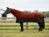 Horse Blanket Bordeaux and Black 85 cm Polyester 42013128