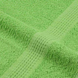 ZNTS 12 Piece Towel Set Green 360 gsm 100% Cotton 137103