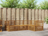 Sofa Sets 4 pcs Natural Solid Acacia Wood 3374709