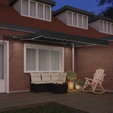 Awning Frame with Manual Anthracite 3.5 x 2.5 m Aluminium 46872