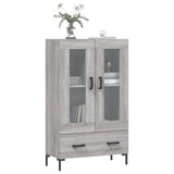 Highboard Grey Sonoma 69.5x31x115 cm Engineered Wood 828306