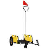 Bike Trailer Yellow Oxford Fabric and Iron 94183