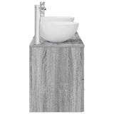 Bathroom Cabinet Set 3 pcs Grey Sonoma 49.5 x 41 x 64.5 cm 3405816