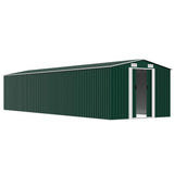 Garden Shed Green 257x779x181 cm Galvanised steel 47032