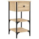 ZNTS Bedside Cabinets 2 pcs Sonoma Oak 34x36x70 cm Engineered Wood 825976