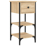 ZNTS Bedside Cabinets 2 pcs Sonoma Oak 34x36x70 cm Engineered Wood 825976