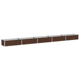 Raised Garden Bed Black 400 x 40 x 24 cm cold-rolled steel 8006352