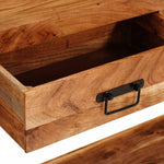 Console Tables 2 pcs Brown 200 x 33 x 75 cm Solid Acacia wood 3324227