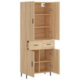 Highboard Sonoma Oak 69.5x34x180 cm Engineered Wood 3198164