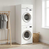 Wash Machine Cabinet White 67.5 x 68 x 200 cm Engineered wood 3422784