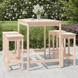 5 Piece Garden Bar Set Solid Wood Pine 3154745