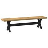Dining Bench NOAIN X-Shaped Legs 180x40x45 cm Solid Wood Pine 4100049