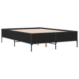 Bed Frame without Mattress Black 150x200 cm King Size 3279792
