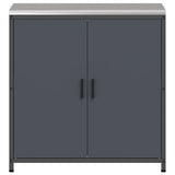 Kitchen Storage HATTEM Anthracite 90 x 50 x 92 cm Steel 874984