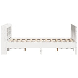 Bed Frame without Mattress White 160x200 cm Solid Wood Pine 3307000