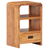 Bedside Table 40x30x60 cm Solid Acacia Wood Honey Finish 289633