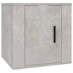 2 Piece TV Cabinet Set Concrete Grey Engineered Wood 3188410