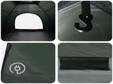 Camping Tent with Roof Army Green 275 x 215 x 125 cm 42028635