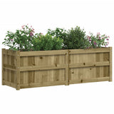 Garden Planter 150x50x50 cm Impregnated Wood Pine 837488