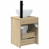Wall-mounted Sink Vanity Sonoma Oak 39 x 35 x 63 cm 890544
