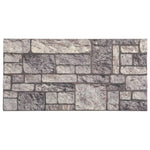 ZNTS 3D Wall Panels with Light Grey Brick Design 10 pcs EPS 149586