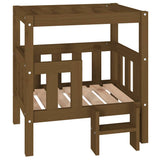 Dog Bed Honey Brown 65.5x50.5x70 cm Solid Wood Pine 822375