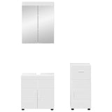 Bathroom Furniture Set TULUM 3 pcs White 60 x 34 x 63 cm 3398024