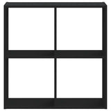 Bookcase Black 68,5x32x68,5 cm Engineered Wood 852826