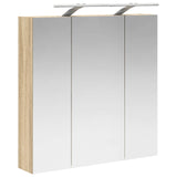 Bathroom Mirror Cabinet Sonoma Oak 70 x 14.5 x 70 cm 889097