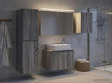 Bathroom Cabinet Set 5 pcs Grey Sonoma Engineered Wood 3407316