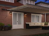 Retractable Awning Beige 500 x 350 cm Fabric 3331530