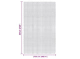 Tent Carpet Green 5.5x2.5 m 4008475