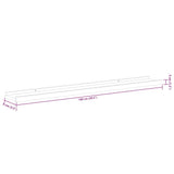Wall Shelves 4 pcs Sonoma Oak 100x9x3 cm 326687