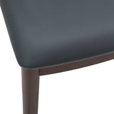 Dining Chair 2 pcs Light Brown and Black Solid Rubber Wood 42020412