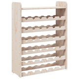Wine Rack with Top Board 67.5x25x87 cm Solid Wood Pine 4007560
