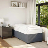 Bed Frame without Mattress Dark Grey Single Velvet 3284679