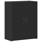 ZNTS File Cabinet Black 60x32x77.5 cm Engineered Wood 840766