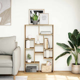Bookcase Artisian Oak 72x20x120.5 cm Engineered Wood 858164