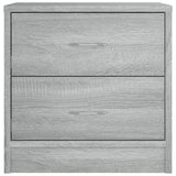 Bedside Cabinets 2 pcs Grey Sonoma 40x30x40 cm Engineered Wood 815408