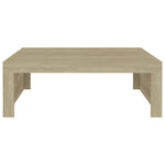 ZNTS Coffee Table Sonoma Oak 100x100x35 cm Engineered Wood 808570