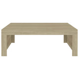 Coffee Table Sonoma Oak 100x100x35 cm Engineered Wood 808570