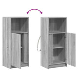 Sideboard with LED Grey Sonoma 42.5x34x100 cm Engineered Wood 852157
