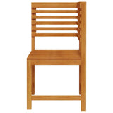 Garden Chair Brown 50 x 50 x 91cm Solid Acacia wood 4107157